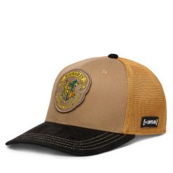 Czapka z daszkiem Capslab. Brązowe czapki damskie CapsLab, bez wzorów. Za 169.99 zł.