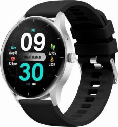 Smartwatch Gravity GT2-6 Czarny (GT2-6). Czarne zegarki smartwatch Gravity, bez wzorów. Za 135.87 zł.