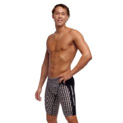 Spodenki kąpielówki męskie Funkita Jammery Dark Nights. Szare kąpielówki męskie Funky Trunks, m, bez wzorów. Za 269.37 zł.