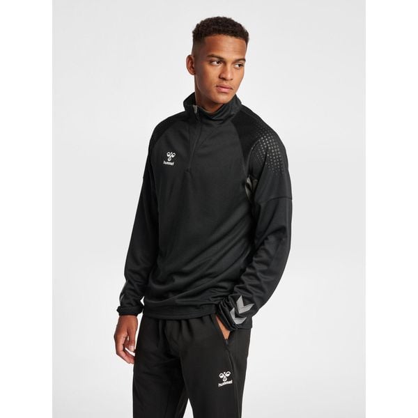 Kurtka hmlpro half zip Hummel. Czarne kurtki męskie Hummel, s, bez wzorów, z polaru, sportowe, bez kaptura. W wyprzedaży za 204.00 zł.