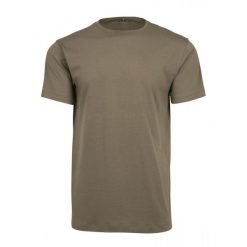 Lekka Koszulka Unisex Dla Dorosłych Z Okrągłym Dekoltem. Zielone bluzki damskie BUILD YOUR BRAND, xl, bez wzorów, sportowe, bez kołnierzyka, bez ramiączek. Za 57.99 zł.