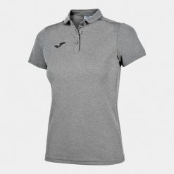 Koszulka polo do tenisa damska Joma Hobby. Szare bluzki damskie Joma, xl, bez wzorów, sportowe, bez kołnierzyka, bez ramiączek. W wyprzedaży za 117.30 zł.