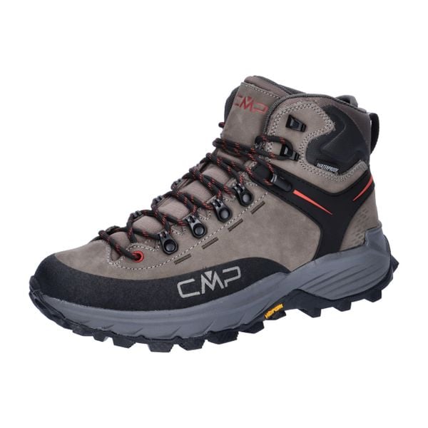 Buty trekkingowe męskie CMP Tytanus Mid WP. Brązowe buty zimowe męskie CMP, z materiału, bez zapięcia. Za 719.99 zł.