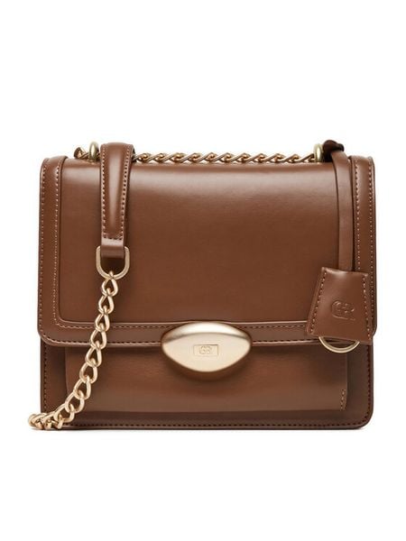 Gino Rossi Torebka CEO-PEARLA-KQ43 Brązowy. Brązowe torebki do ręki damskie Gino Rossi, bez wzorów, z materiału, bez dodatków. Za 239.99 zł.