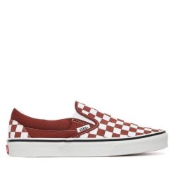 Tenisówki Vans. Czerwone trampki i tenisówki damskie Vans, bez wzorów, bez zapięcia. Za 339.99 zł.