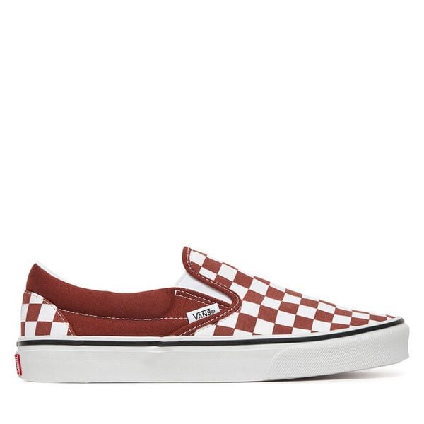 Tenisówki Vans. Czerwone trampki i tenisówki damskie Vans, bez wzorów, bez zapięcia. Za 222.99 zł.