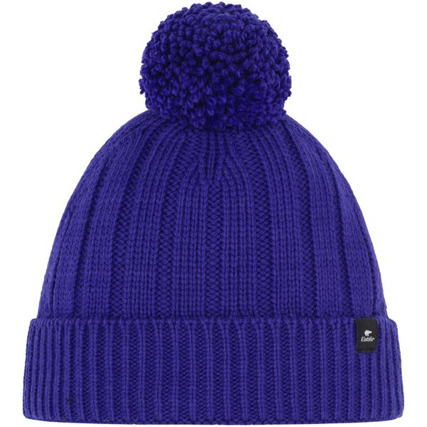 Czapka Eisbar Ayo Pompon MÜ. Fioletowe czapki damskie Eisbar, bez wzorów, z dzianiny, eleganckie. Za 219.90 zł.