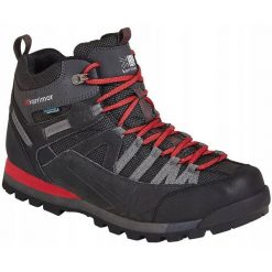 Buty trekkingowe męskie KARRIMOR Spike Mid K949. Czarne buty zimowe męskie Karrimor, bez wzorów, bez obcasa, bez zapięcia. Za 399.99 zł.