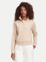 Guess Bluza V6YQ26 K5140 Beżowy Regular Fit. Brązowe bluzy damskie Guess, s, z aplikacjami, z bawełny, bez ramiączek, bez kaptura. Za 434.99 zł.