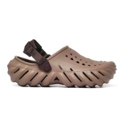 Klapki Crocs Echo clog 207937-2Q9 brązowe. Brązowe klapki damskie bez wzorów, bez zapięcia. Za 462.92 zł.