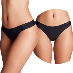 Majtki damskie stringi Under Armour Pure Stretch 3-PAK. Czarne majtki damskie Under Armour. Za 81.99 zł.