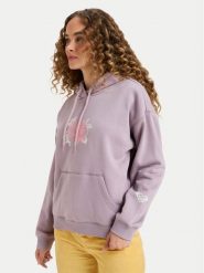Roxy Bluza Perfect Place Brushed ERJFT05032 Fioletowy Regular Fit. Fioletowe bluzy damskie Roxy, m, bez wzorów, z bawełny, bez ramiączek, bez kaptura. Za 259.99 zł.