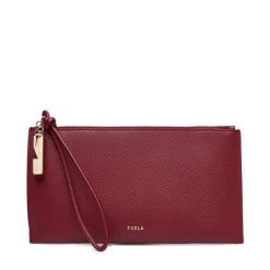Torebka Furla. Czerwone torebki do ręki damskie Furla, bez wzorów, bez dodatków. Za 519.99 zł.