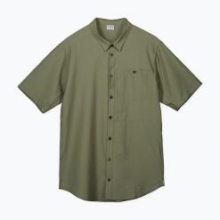 Koszula męska Houdini Shortsleeve Shirt. Zielone koszule męskie Houdini, m, bez wzorów, casualowe, bez kołnierzyka, bez ramiączek. Za 249.99 zł.