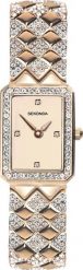 Zegarek Sekonda Zegarek damski Sekonda 40514 CYRKONIE różowe złoto. Czerwone zegarki damskie Sekonda, złote. Za 520.00 zł.