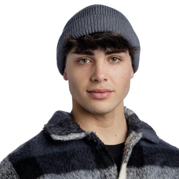 Czapka Unisex Dla Dorosłych Ervin. Szare czapki damskie Buff, bez wzorów, z materiału. Za 274.99 zł.