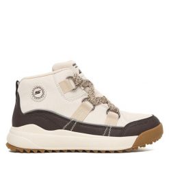 Botki Skechers. Brązowe botki damskie Skechers, bez wzorów, bez obcasa, na płaskiej podeszwie, bez zapięcia. Za 319.99 zł.