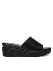Lasocki Klapki ARC-208-01 Czarny. Czarne klapki damskie Lasocki, bez wzorów, z materiału, bez obcasa, bez zapięcia. Za 99.99 zł.