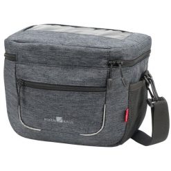 Klickfix Aventour City torba na kierownicę 6,5 L szara. Niebieskie torby na ramię męskie KLICKFIX, z materiału, na ramię. Za 520.49 zł.