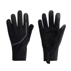 Rękawiczki rowerowe unisex Rogelli Apex. Czarne rękawiczki damskie Rogelli, bez wzorów. W wyprzedaży za 70.00 zł.