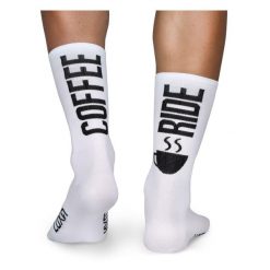 Skarpetki Rowerowe Unisex Luxa Coffee Ride. Białe skarpetki damskie LUXA, bez wzorów, z materiału. Za 49.90 zł.
