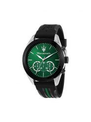 Maserati Zegarek R8871612043 Czarny. Czarne, analogowe zegarki męskie maserati, bez wzorów. Za 959.99 zł.