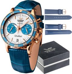 Zegarek Vostok Europe Zegarek damski Vostok Europe VK64-515B527 niebieski. Niebieskie zegarki damskie Vostok Europe. Za 1,890.00 zł.