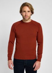 LEE MĘSKI SWETER CLEAN RAGLAN SWEATER SWEET MAPLE 112355672 LD46014970. Swetry męskie Lee, m, bez wzorów, bez kołnierzyka, bez ramiączek. Za 199.99 zł.