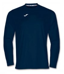 KOSZULKA SPORTOWA T-SHIRT JOMA 100092.331 COMBI DARK NAVY LONGSLEEVE. Niebieskie koszulki sportowe męskie Joma, m, bez wzorów, bez ramiączek. Za 68.08 zł.