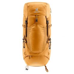 Plecak trekkingowy Deuter Aircontact Lite 40 + 10 - amber/maple. Brązowe plecaki męskie Deuter, bez wzorów, z poliesteru. Za 809.99 zł.