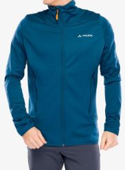 Kurtka polarowa męska Vaude Monviso Fleece FZ Jacket II - baltic sea uni. Zielone kurtki męskie Vaude, m, bez wzorów, z lycry, sportowe, bez kaptura. Za 356.39 zł.