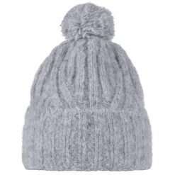 Czapka Damska Nerla. Szare czapki damskie Buff, bez wzorów, z dzianiny. Za 271.99 zł.