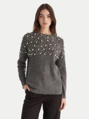Artigli Sweter ACMA002813 Szary Regular Fit. Szare swetry nierozpinane damskie Artigli, s, bez wzorów, z wiskozy, bez kołnierzyka, bez ramiączek. Za 289.99 zł.