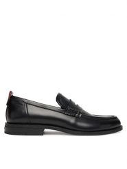 HUGO Półbuty Varian 50548591 Czarny. Czarne buty wizytowe męskie Hugo, bez wzorów, ze skóry, bez obcasa, bez zapięcia. Za 649.99 zł.