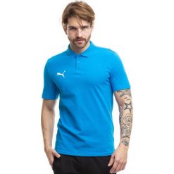 Koszulka sportowa męska Puma Team Goal Casuals Polo. Niebieskie koszulki sportowe męskie Puma, m, bez wzorów, bez ramiączek, do piłki nożnej. Za 161.00 zł.