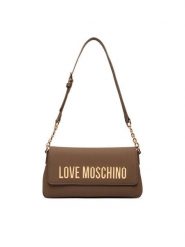 LOVE MOSCHINO Torebka JC4109PP0PKD0203 Brązowy. Brązowe listonoszki damskie Love Moschino, bez wzorów, ze skóry, bez dodatków. Za 809.99 zł.
