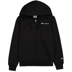 Bluza Z Zamkiem Błyskawicznym Z Logo Dla Kobiet. Czarne bluzy damskie Champion, l, bez wzorów, bez ramiączek, bez kaptura. Za 359.99 zł.