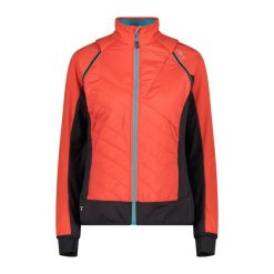 Kurtka damska z odpinanymi rękawami CMP hybrid. Czarne kurtki sportowe damskie CMP, na zimę, bez wzorów, bez ramiączek, bez kaptura, narciarskie. Za 422.00 zł.