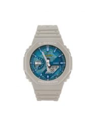 G-Shock Zegarek GA-2100AS-5AER Écru. Analogowe zegarki męskie G-Shock, bez wzorów. Za 509.99 zł.