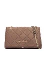 Valentino Torebka Ocarina VBSA9B02 Beżowy. Brązowe listonoszki damskie Valentino, bez wzorów, ze skóry, bez dodatków. Za 679.99 zł.
