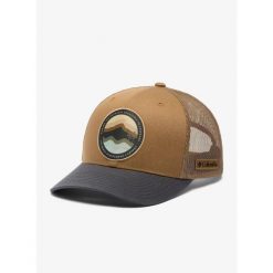 Czapka Columbia Mesh Snap Back - delta/shark/circular landscape. Brązowe czapki damskie Columbia, bez wzorów, z meshu, sportowe. Za 129.99 zł.