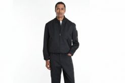 La Haine Inside Us Kurtka Bomber | 3Z M1205 | Mężczyzna | Czarny. Czarne kurtki męskie La Haine Inside Us, l, bez wzorów, z bawełny, eleganckie, bez kaptura. Za 899.00 zł.