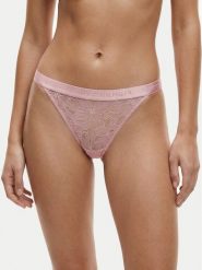 Tommy Hilfiger Stringi UW0UW06267 Różowy. Czerwone majtki damskie Tommy Hilfiger, z syntetyku. Za 129.99 zł.