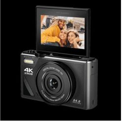 Aparat cyfrowy EasyPix V64 Flip czarny. Aparaty kompaktowe Easypix. Za 500.00 zł.