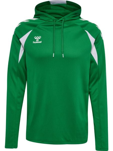 Bluza z kapturem Hummel Core 2.0. Białe bluzy damskie Hummel, l, bez wzorów, z materiału, klasyczne, bez ramiączek, z kapturem. Za 226.10 zł.
