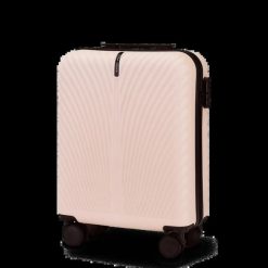 Walizka KABINOWA WINGS SWAN 2.0 20" PINK. Czerwone walizki damskie Wings, bez wzorów, z materiału. Za 179.90 zł.