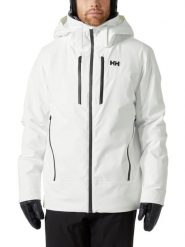 Kurtka Narciarska Męska Helly Hansen Steilhang 2.0. Białe kurtki sportowe męskie Helly Hansen, m, bez wzorów, z materiału, bez kaptura, narciarskie, primaloft. Za 2,239.20 zł.