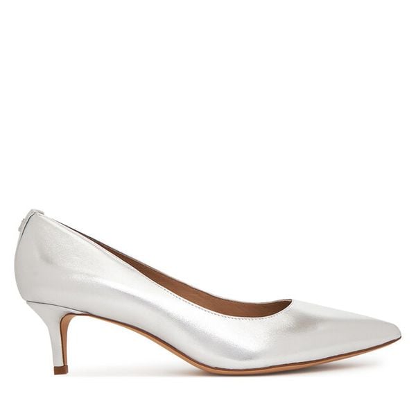 Szpilki LAUREN RALPH LAUREN. Szare szpilki damskie Lauren Ralph Lauren, bez wzorów, bez obcasa, na szpilce, bez zapięcia. Za 409.99 zł.