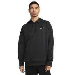 Męska Bluza Termoaktywna. Czarne bluzy męskie Nike, m, bez wzorów, bez ramiączek, bez kaptura. Za 402.99 zł.