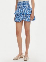 ONLY Spódnica mini Nadja 15351182 Niebieski Regular Fit. Niebieskie spódnice damskie ONLY, xs, bez wzorów, z bawełny, mini. Za 89.99 zł.